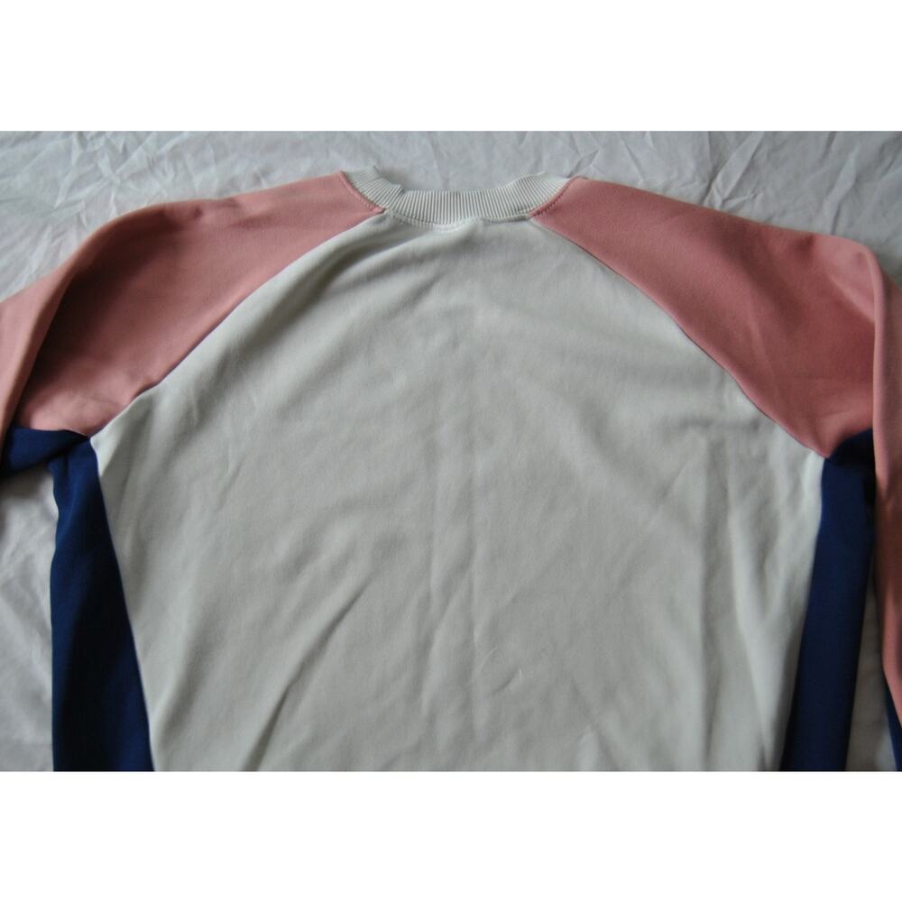 Nike Blue Pink White Crewneck Sweater Medium - Picture 6 of 9